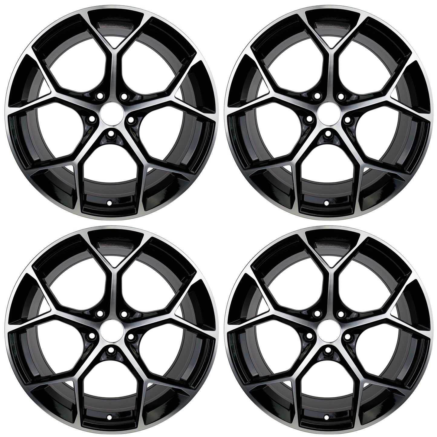 Lot de 4 Jantes Alu 19 Da19850BF