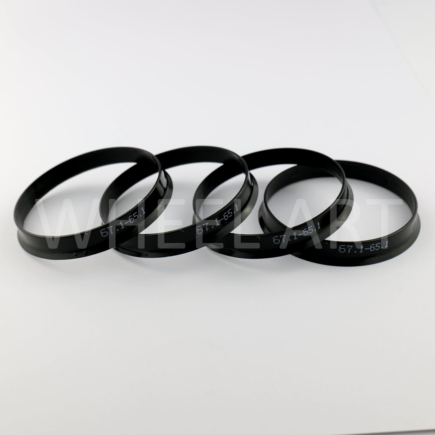 Bagues de centrage 67.1 65.1 Noire