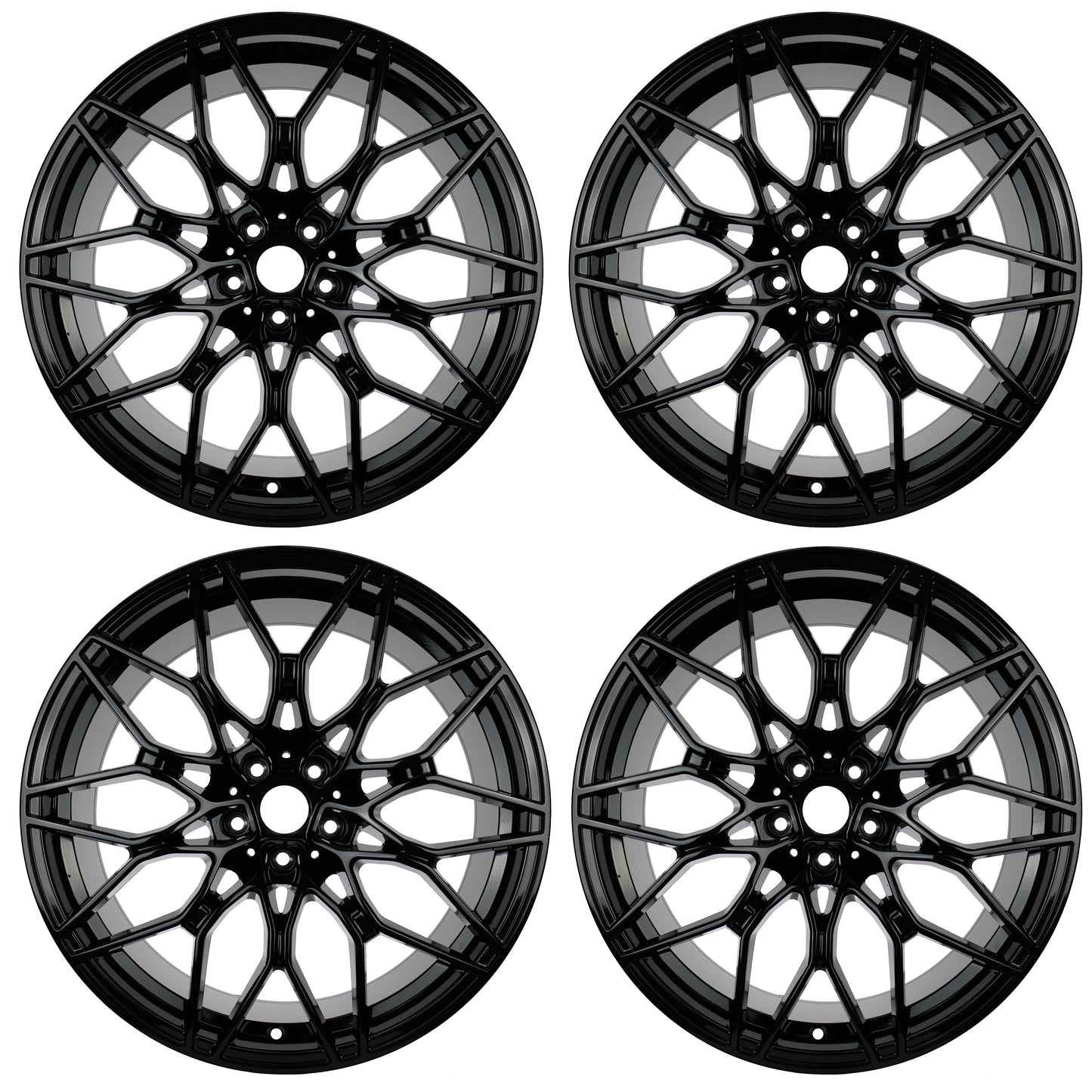Lot de 4 Jantes Alu 19 Sara19GB5112