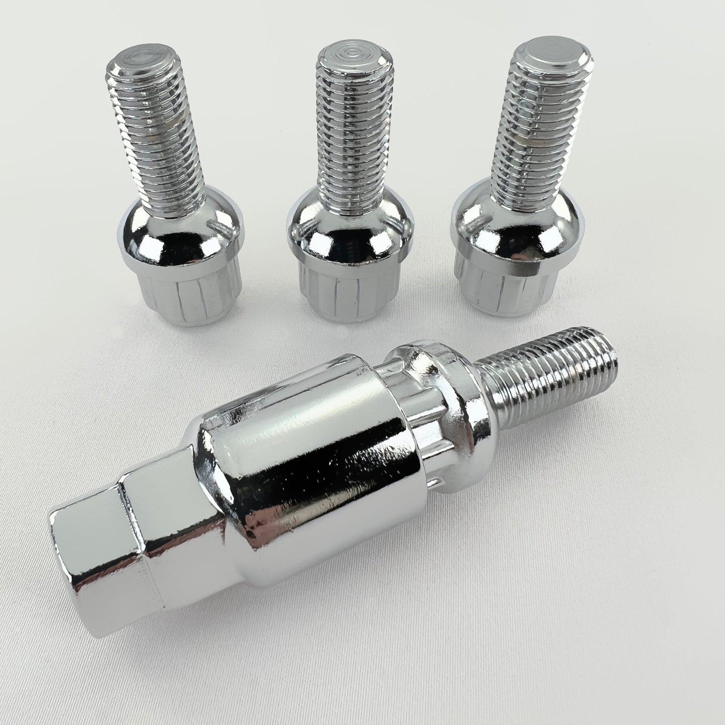 Lot de 4 + 1 Antivols de roue M12 x 1.50 26mm