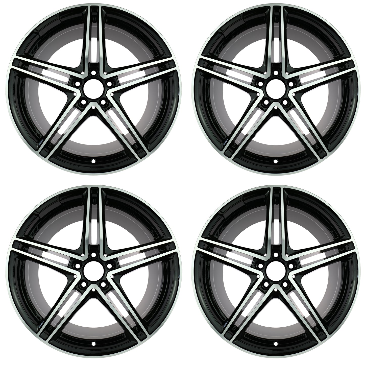 Lot de 4 Jantes Alu 19″ B5252-19