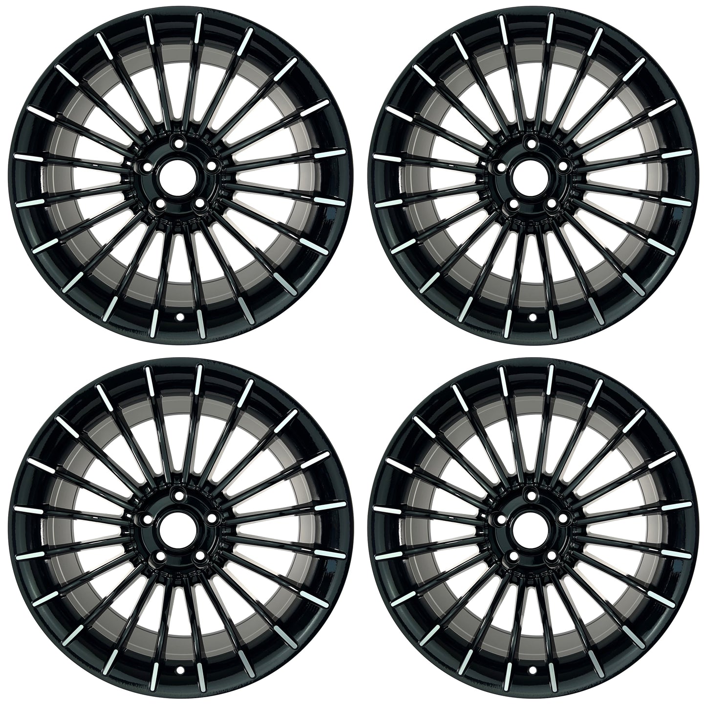 Lot de 4 Jantes Alu 19 Spit192024