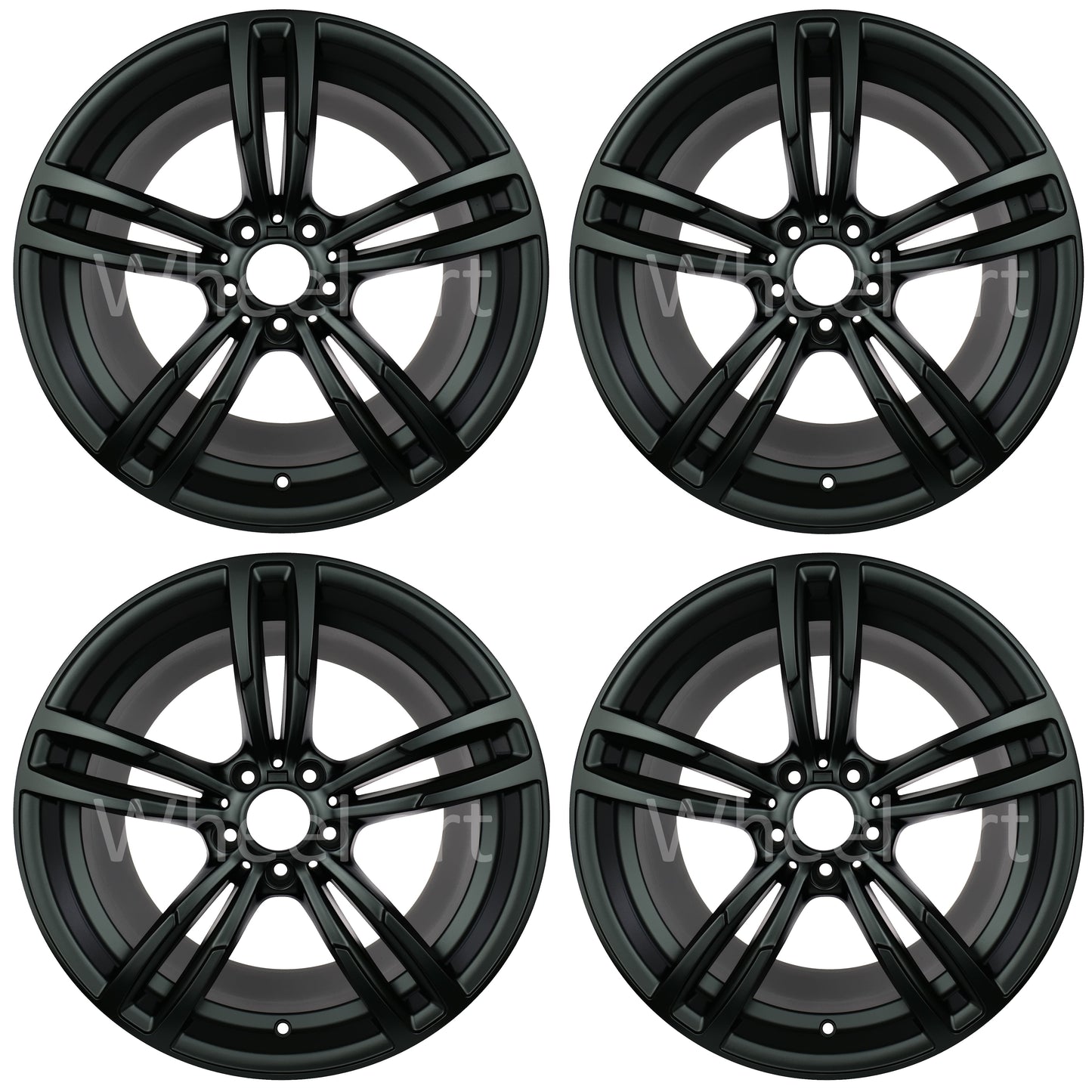 Lot de 4 Jantes Alu 19″ Flex19BLM