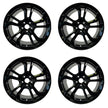 Lot de 4 Jantes Alu 18 Maus18NB