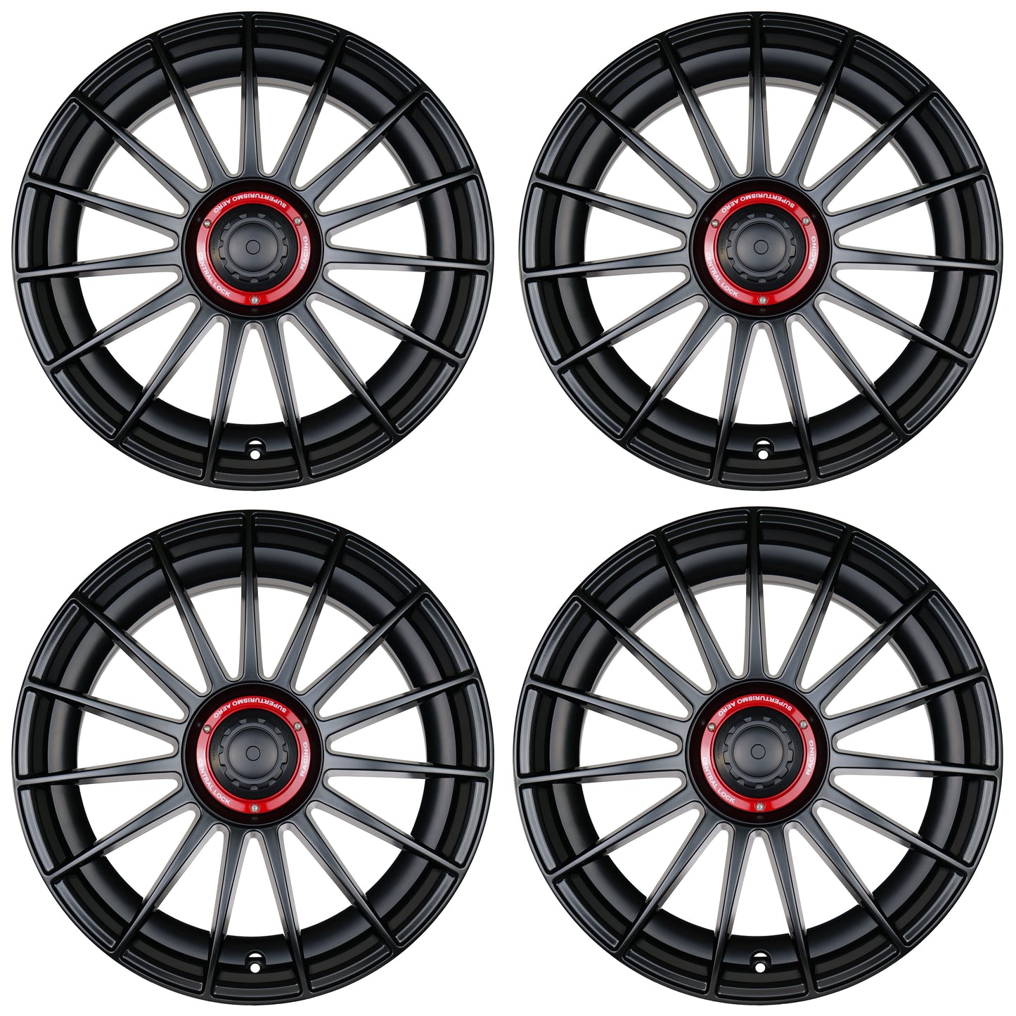 Lot de 4 Jantes Alu 19 Aeroz19BL
