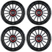 Lot de 4 Jantes Alu 19 Aeroz19BL