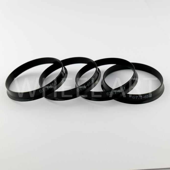 Bagues de centrage 67.1 65.1 Noire