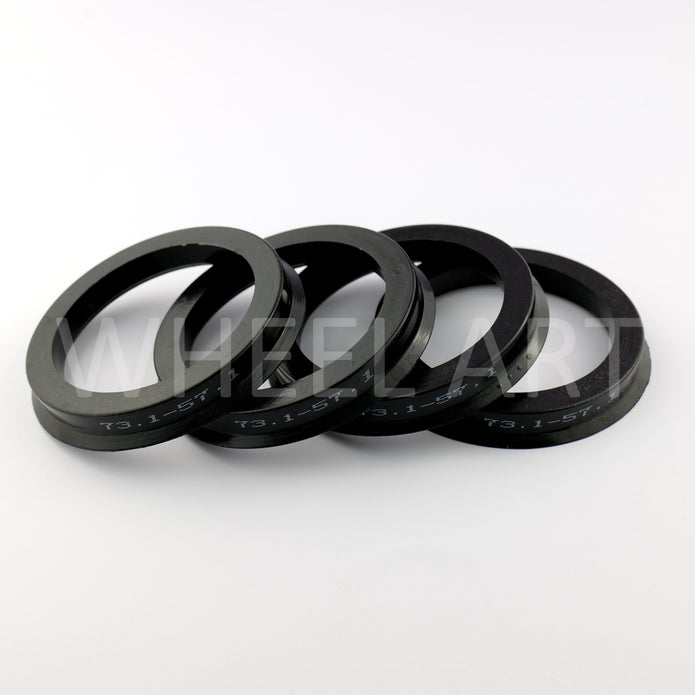 Bagues de centrage 73.1 57.1 Noire