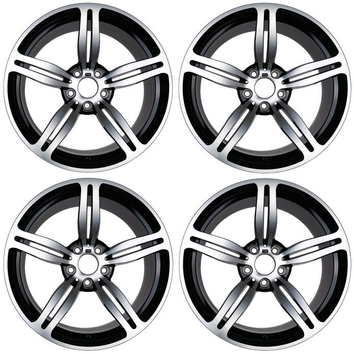 Lot de 4 Jantes Alu 19 C02122