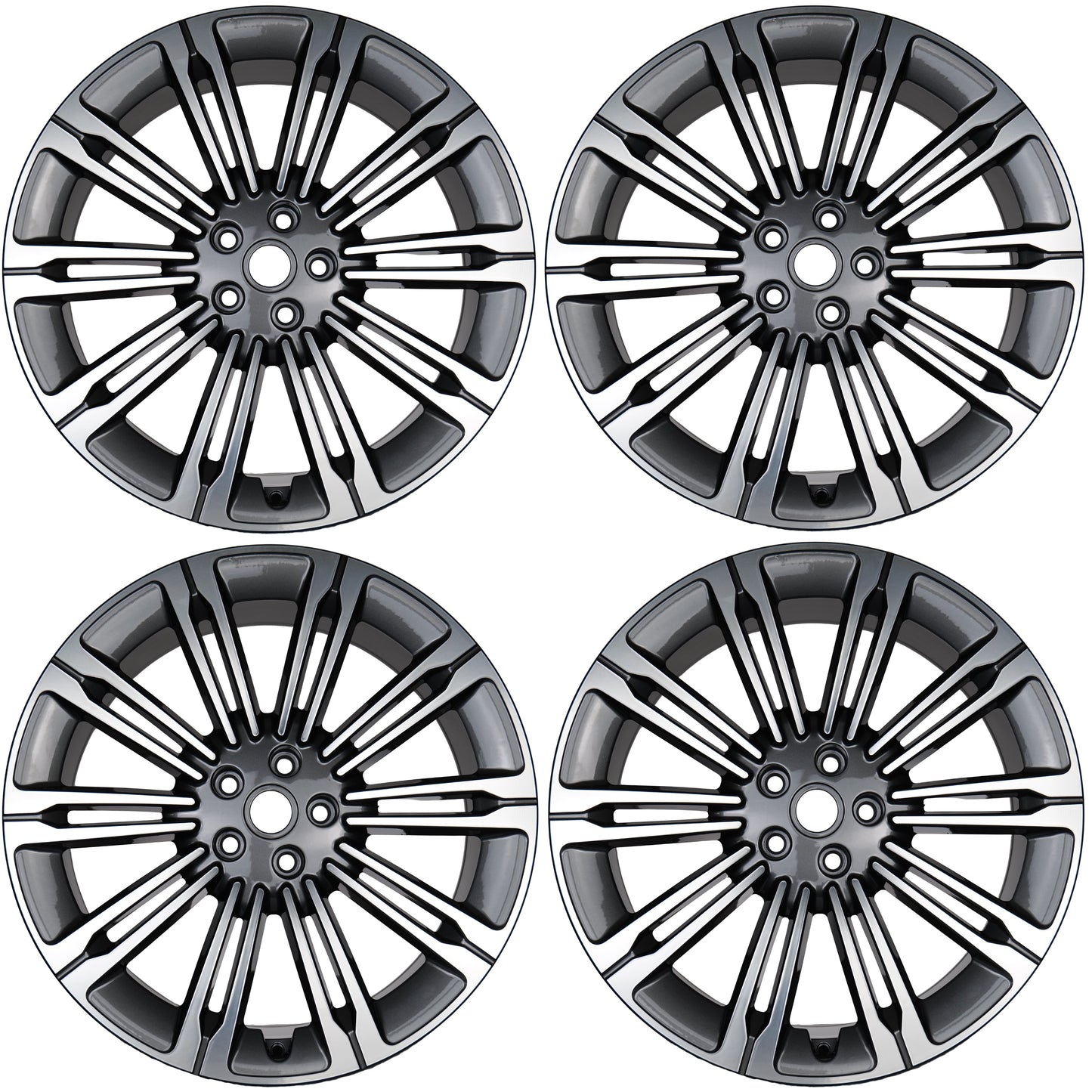 Lot de 4 Jantes Alu 22 C0407