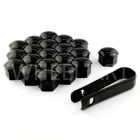 Cache Ecrou 17mm Noire