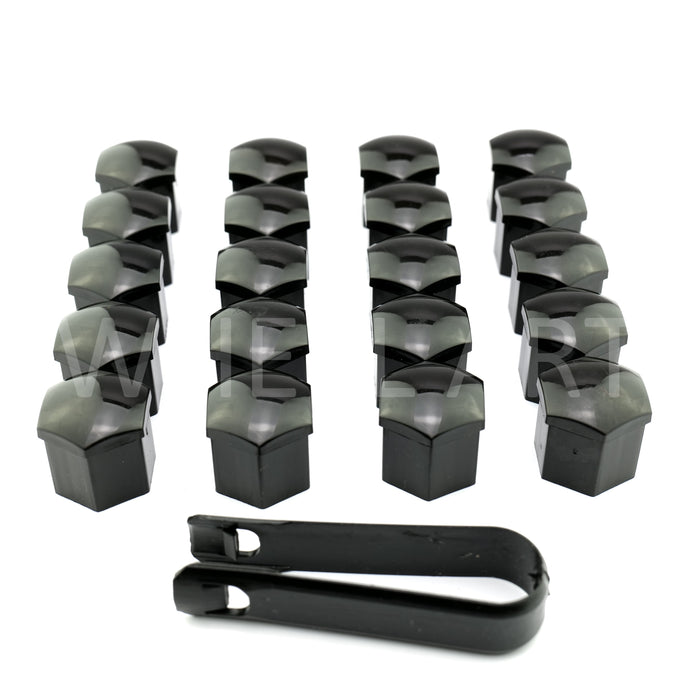 Cache Ecrou 19mm Noire