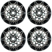 Lot de 4 Jantes Alu 18 Rivali18BFM