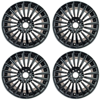 Lot de 4 Jantes Alu 19 B5909BLPL45