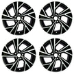 Lot de 4 Jantes Alu 17 Es1775BF