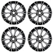 Lot de 4 Jantes Alu 18 Colum18BFM