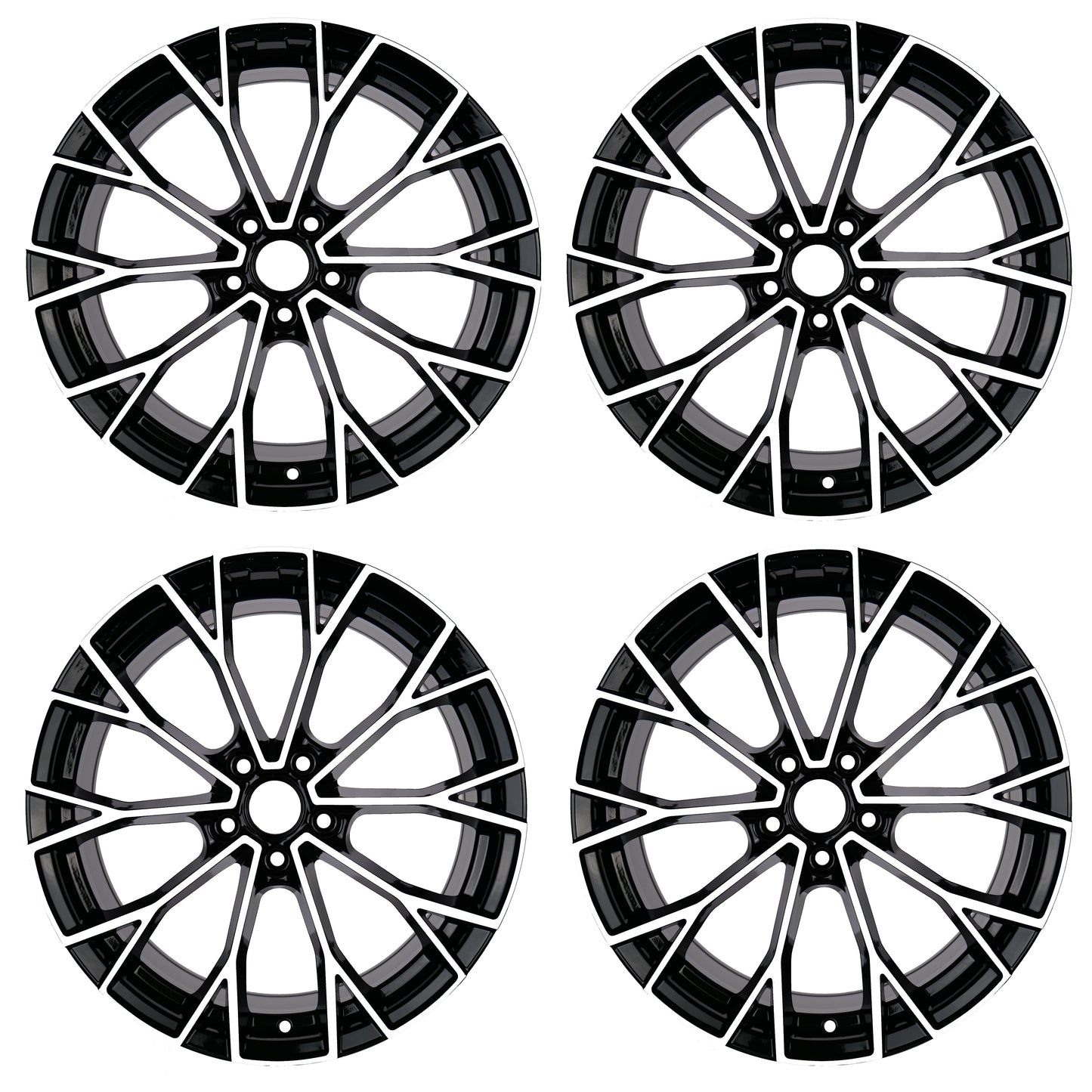 Lot de 4 Jantes Alu 19 Colum19BFM