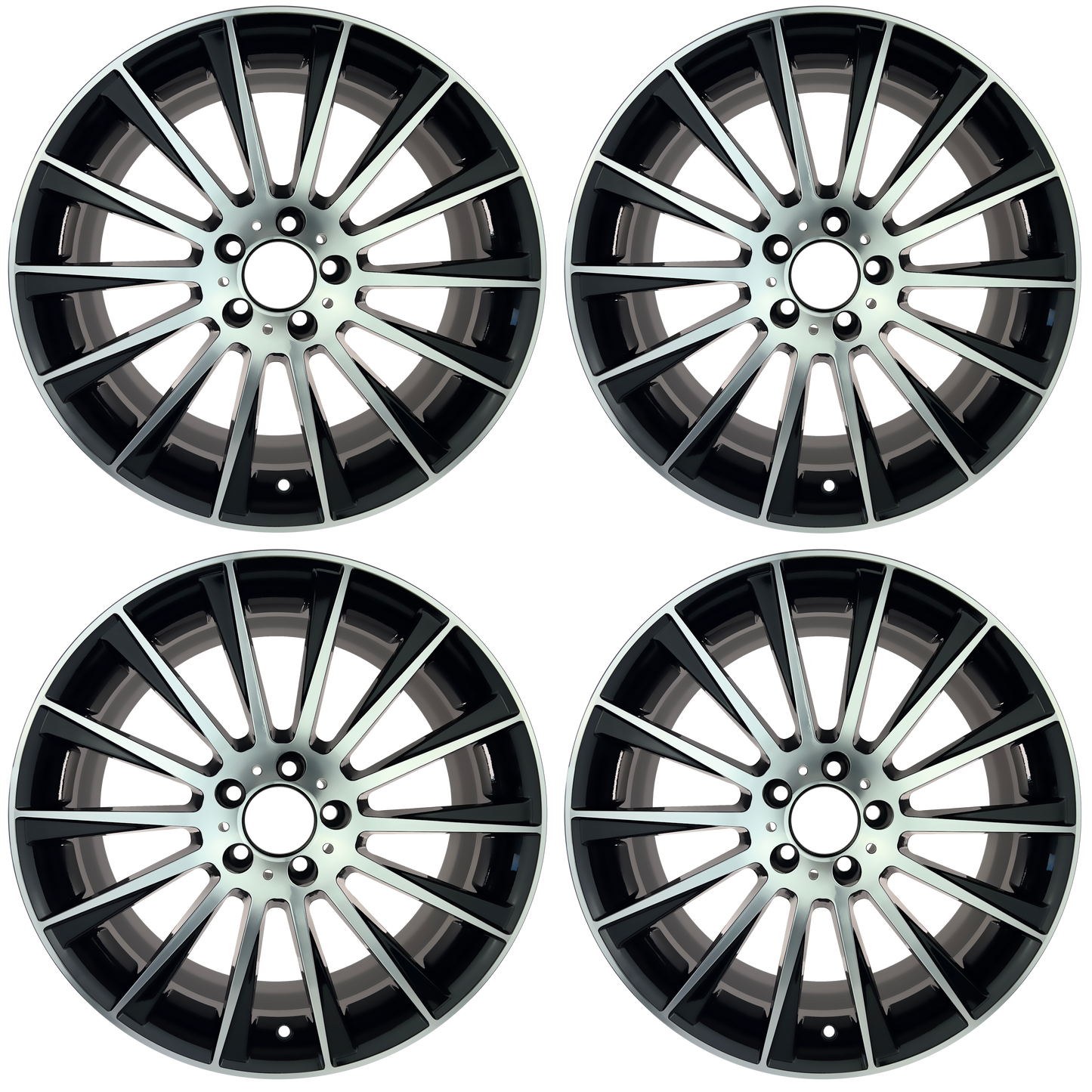 Lot de 4 Jantes Alu 19 C0128-19