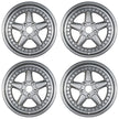 Lot de 4 Jantes Alu 17 Kara17
