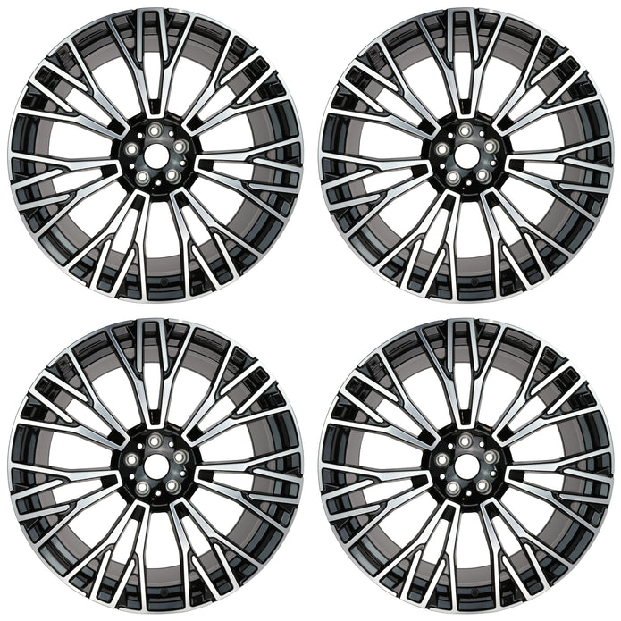 Lot de 4 Jantes Alu 22 M0207-22