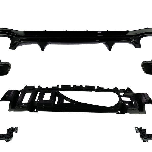 Diffuseur arrière et échappement AMG Mercedes Classe E W213 berline 2020 -