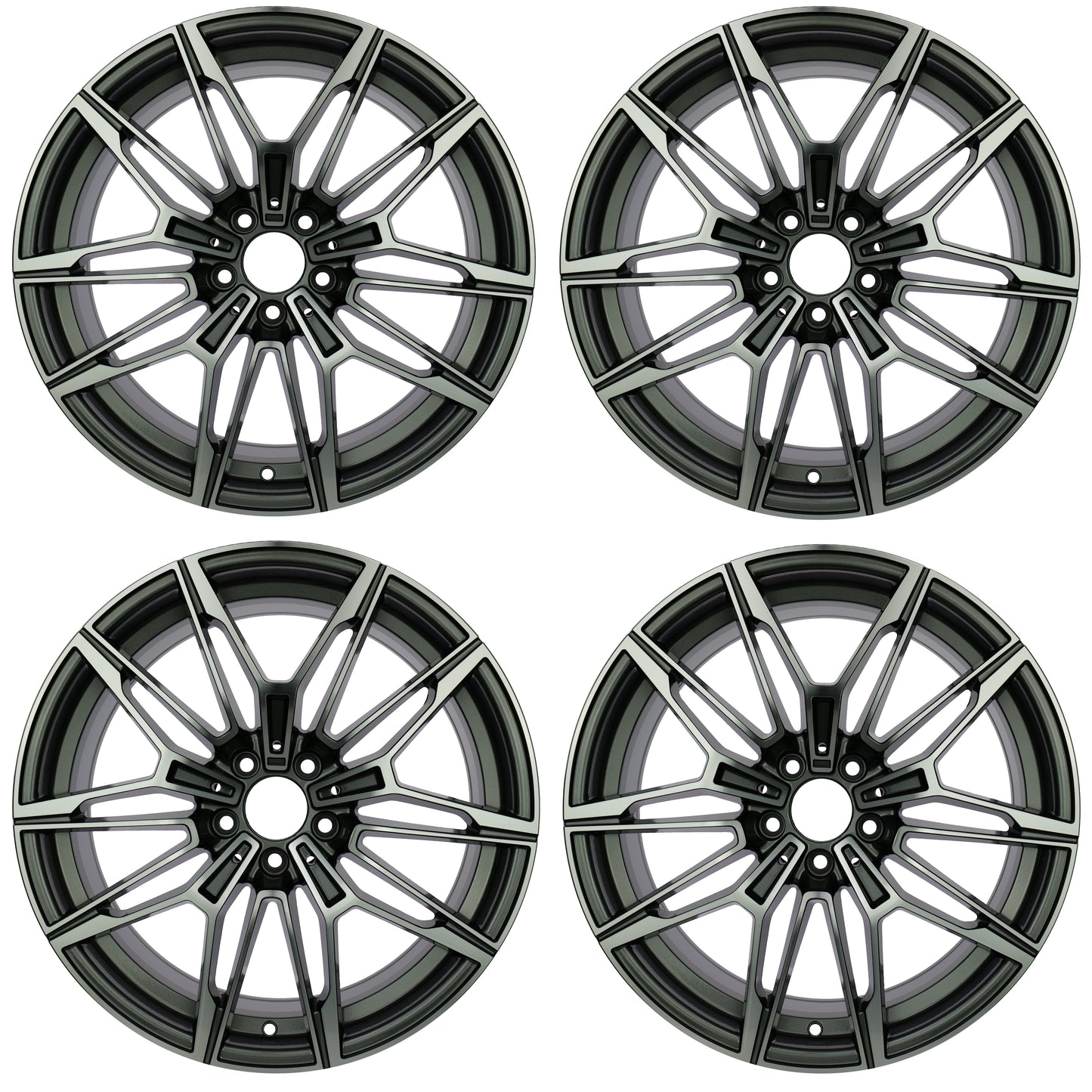 Lot de 4 Jantes Alu 19 Nero19GB5120