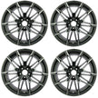 Lot de 4 Jantes Alu 19 Nero19GB5120