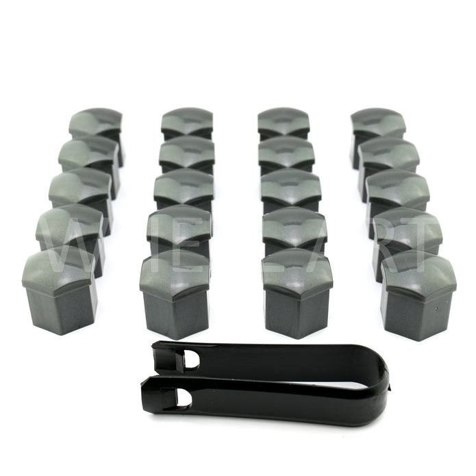 Cache Ecrou 19mm Silver