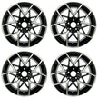 Lot de 4 Jantes Alu 18 Raven18BFM