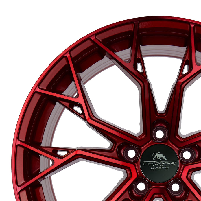 Lot de 4 Jantes Alu 19 Ti1985Red