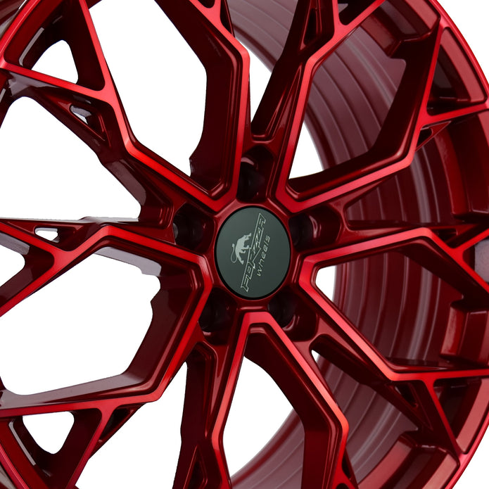 Lot de 4 Jantes Alu 19 Ti1985Red