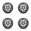 Pack de 4 Jantes + pneus 18