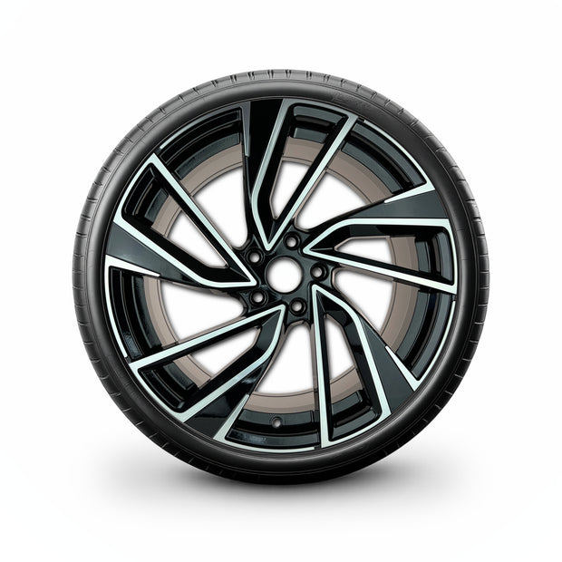 Pack de 4 Jantes + pneus 19" Audi A3 8V – Adelaide — Roue montée avec jante et pneu