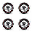 Pack de 4 Jantes + pneus 19
