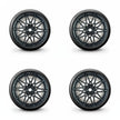 Pack de 4 Jantes + pneus 19