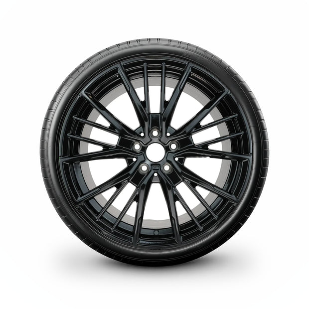 Pack de 4 Jantes + pneus 19" BMW Série 1 F40 / Série 2 F44 Gran Coupé — Roue montée avec jante et pneu