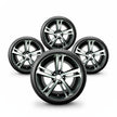 Pack de 4 Jantes + pneus 17