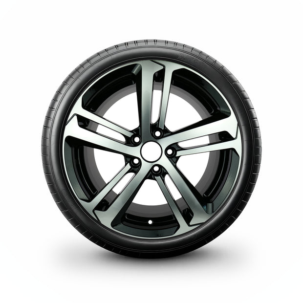 Pack de 4 Jantes + pneus 17" Peugeot 308 II III — Roue montée avec jante et pneu