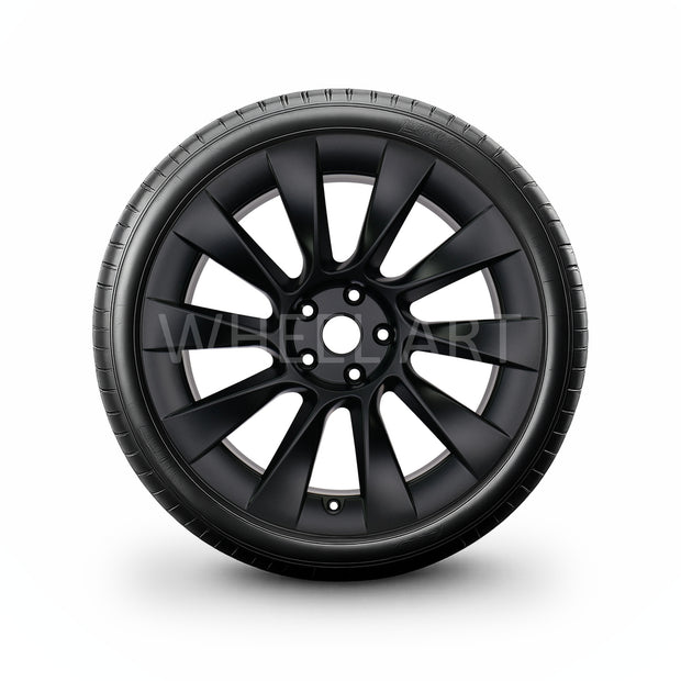 Pack de 4 Jantes + pneus 19" Tesla Model Y Long Range AWD Long Range RWD — Roue montée avec jante et pneu
