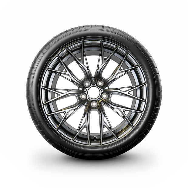 Pack de 4 Jantes + pneus 18" Toyota C-HR II AX20 — Roue montée avec jante et pneu