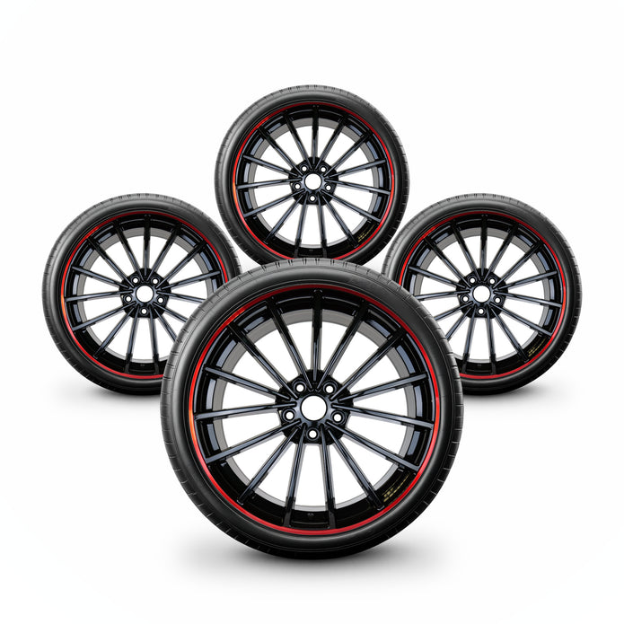 Pack de 4 Jantes + pneus 18" Volkswagen Golf 5 6 7 8 — vue principale