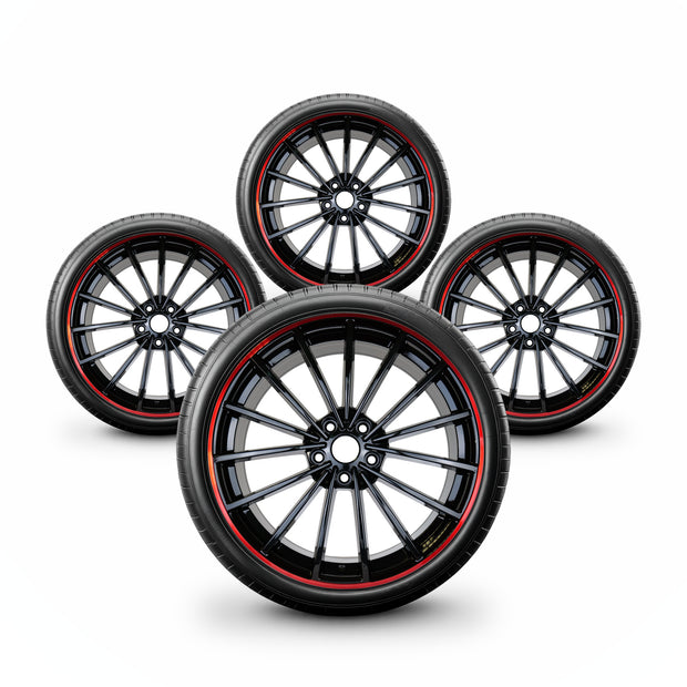 Pack de 4 Jantes + pneus 18" Volkswagen Golf 5 6 7 8 — vue principale