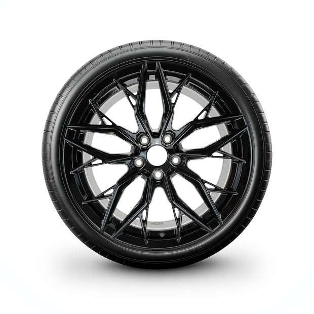 Pack de 4 Jantes + pneus 18" Volkswagen Golf 5 6 7 8 — Roue montée avec jante et pneu