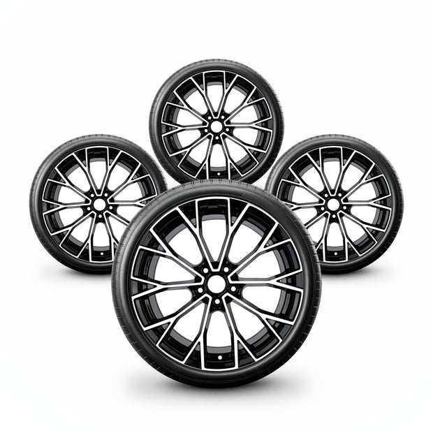 Pack de 4 Jantes + pneus 18" Volkswagen Golf 5 6 7 8 — vue principale