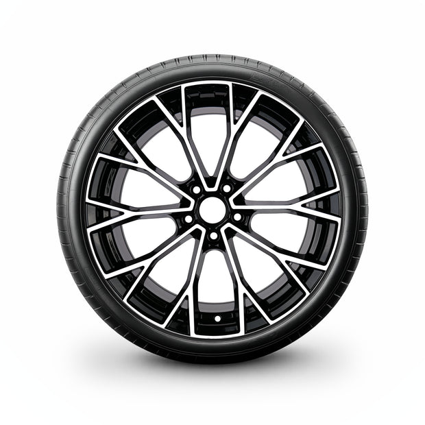 Pack de 4 Jantes + pneus 18" Volkswagen Golf 5 6 7 8 — Roue montée avec jante et pneu