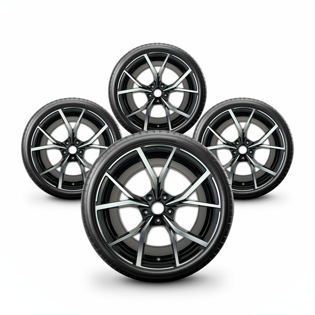 Pack de 4 Jantes + pneus 18" Volkswagen Golf 5 6 7 8 — vue principale