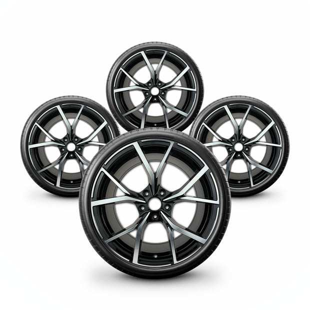 Pack de 4 Jantes + pneus 19" Volkswagen Golf 5 6 7 8 — vue principale