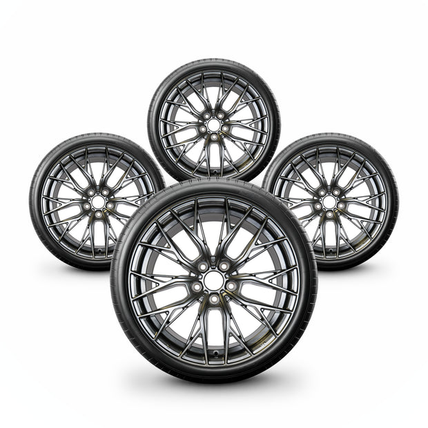 Pack de 4 Jantes + pneus 18" Volkswagen Golf 5 6 7 8 — vue principale
