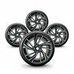 Pack de 4 Jantes + pneus 19