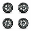 Pack de 4 Jantes + pneus 19